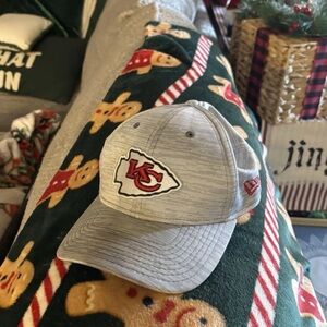 New Era Kansas City Chiefs 39THIRTY Flex Fit Hat Gray Camo NFL M/L
